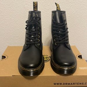 Dr. Martens - Size 6 - Black Zavala Combat Boots